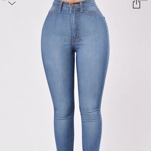 Fashionova high waist skinny jeans